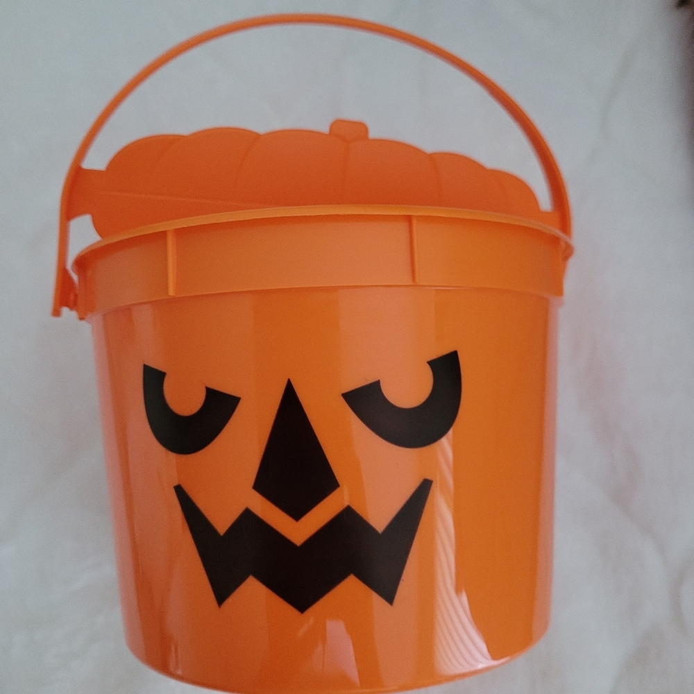 Halloween McDonald's Kid's 2022 Toy Bucket Orange